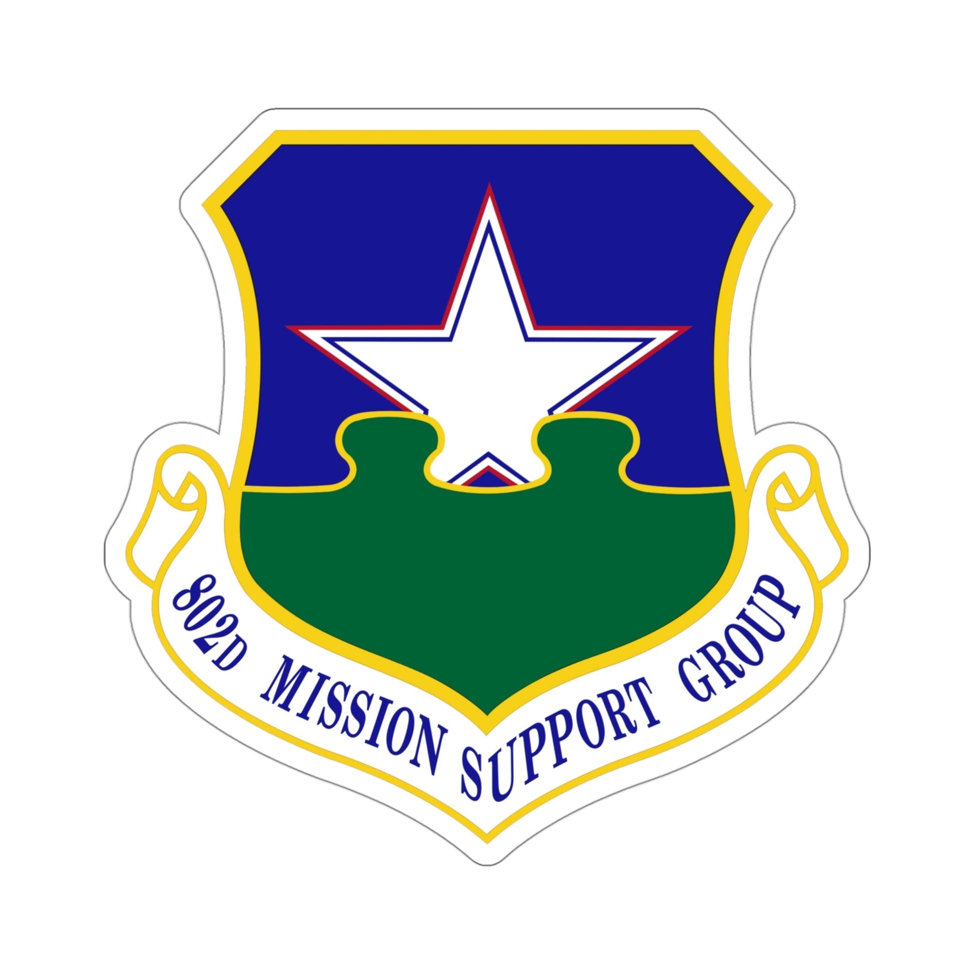 802nd Mission Support Group (U.S. Air Force) STICKER Vinyl Die-Cut Decal-4 Inch-The Sticker Space