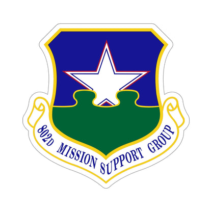802nd Mission Support Group (U.S. Air Force) STICKER Vinyl Die-Cut Decal-6 Inch-The Sticker Space
