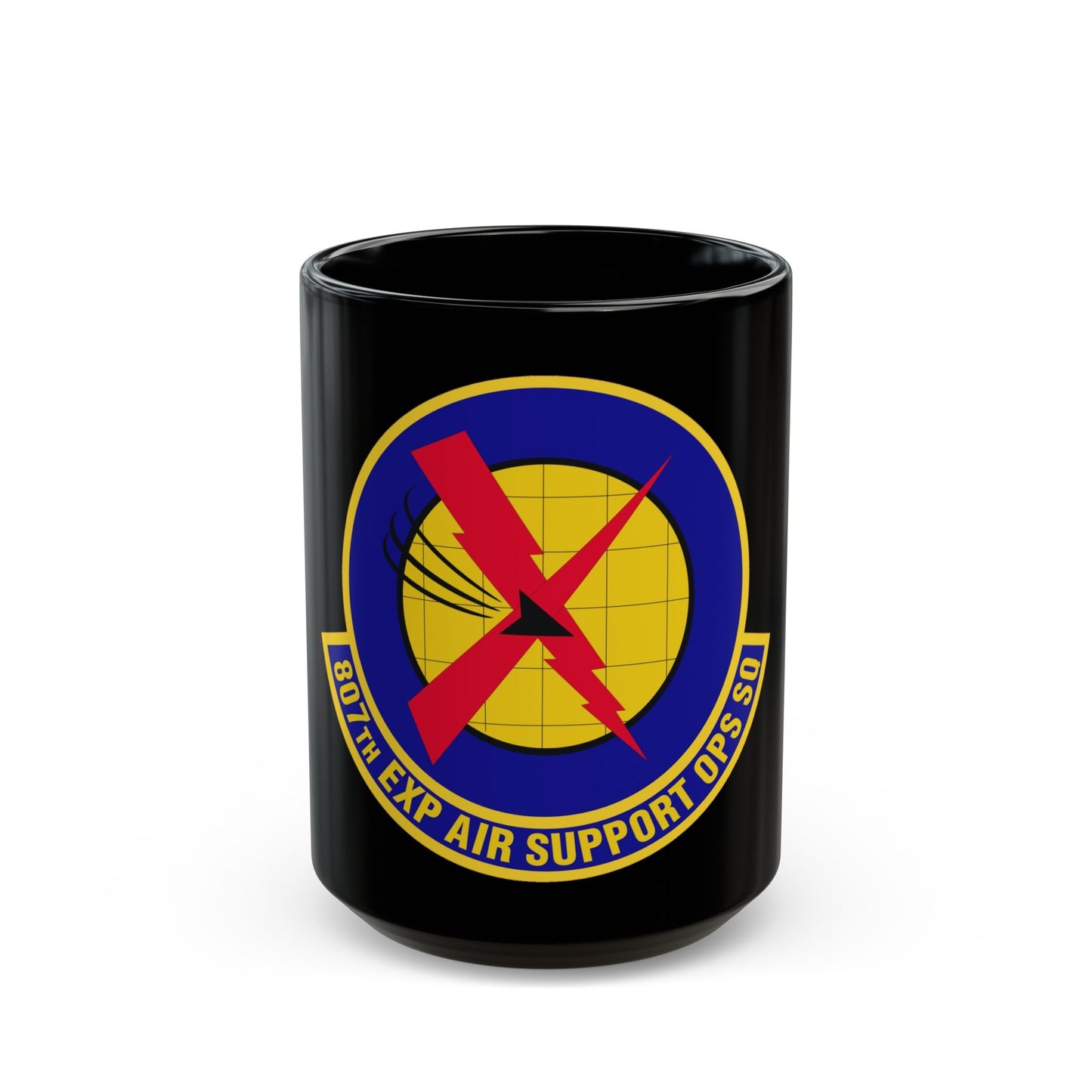 807th Expeditionary Air Support Operations Squadron (U.S. Air Force) Black Coffee Mug-15oz-The Sticker Space