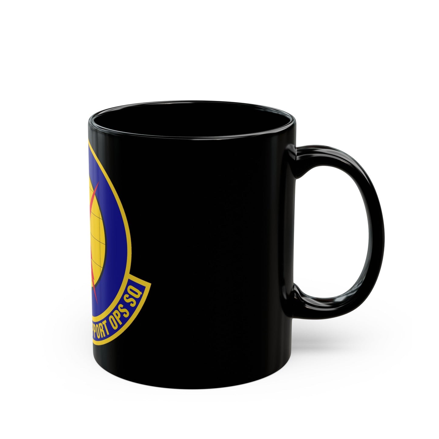 807th Expeditionary Air Support Operations Squadron (U.S. Air Force) Black Coffee Mug-The Sticker Space