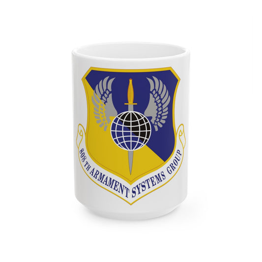 808th Armament Systems Group (U.S. Air Force) White Coffee Mug-15oz-The Sticker Space
