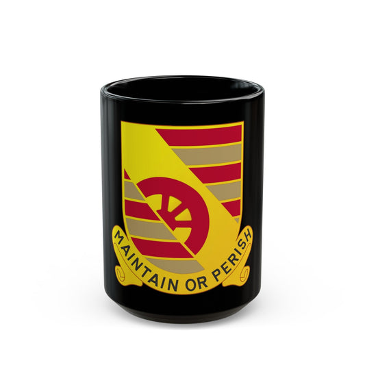 81 Maintenance Battalion (U.S. Army) Black Coffee Mug-15oz-The Sticker Space
