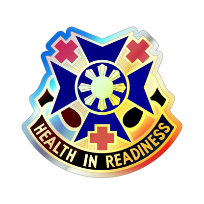 810 Field Hospital (U.S. Army) Holographic STICKER Die-Cut Vinyl Decal-2 Inch-The Sticker Space