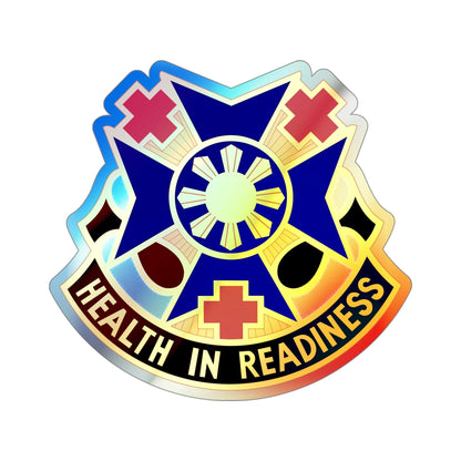 810 Field Hospital (U.S. Army) Holographic STICKER Die-Cut Vinyl Decal-4 Inch-The Sticker Space