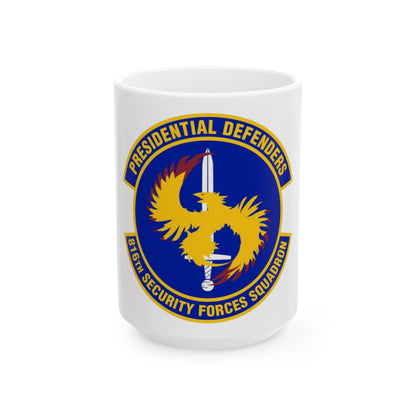816th Security Forces Squadron (U.S. Air Force) White Coffee Mug-15oz-The Sticker Space