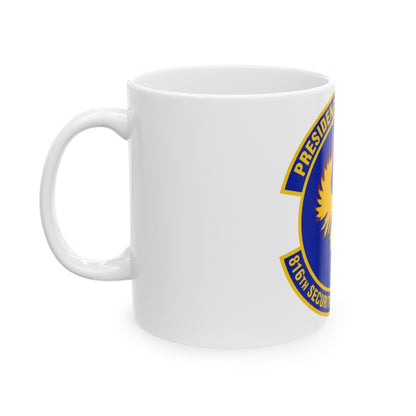 816th Security Forces Squadron (U.S. Air Force) White Coffee Mug-The Sticker Space