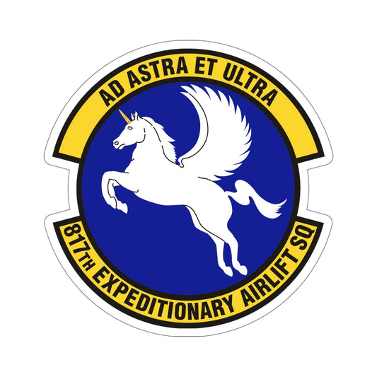 817th Expeditionary Airlift Squadron (U.S. Air Force) STICKER Vinyl Die-Cut Decal-6 Inch-The Sticker Space