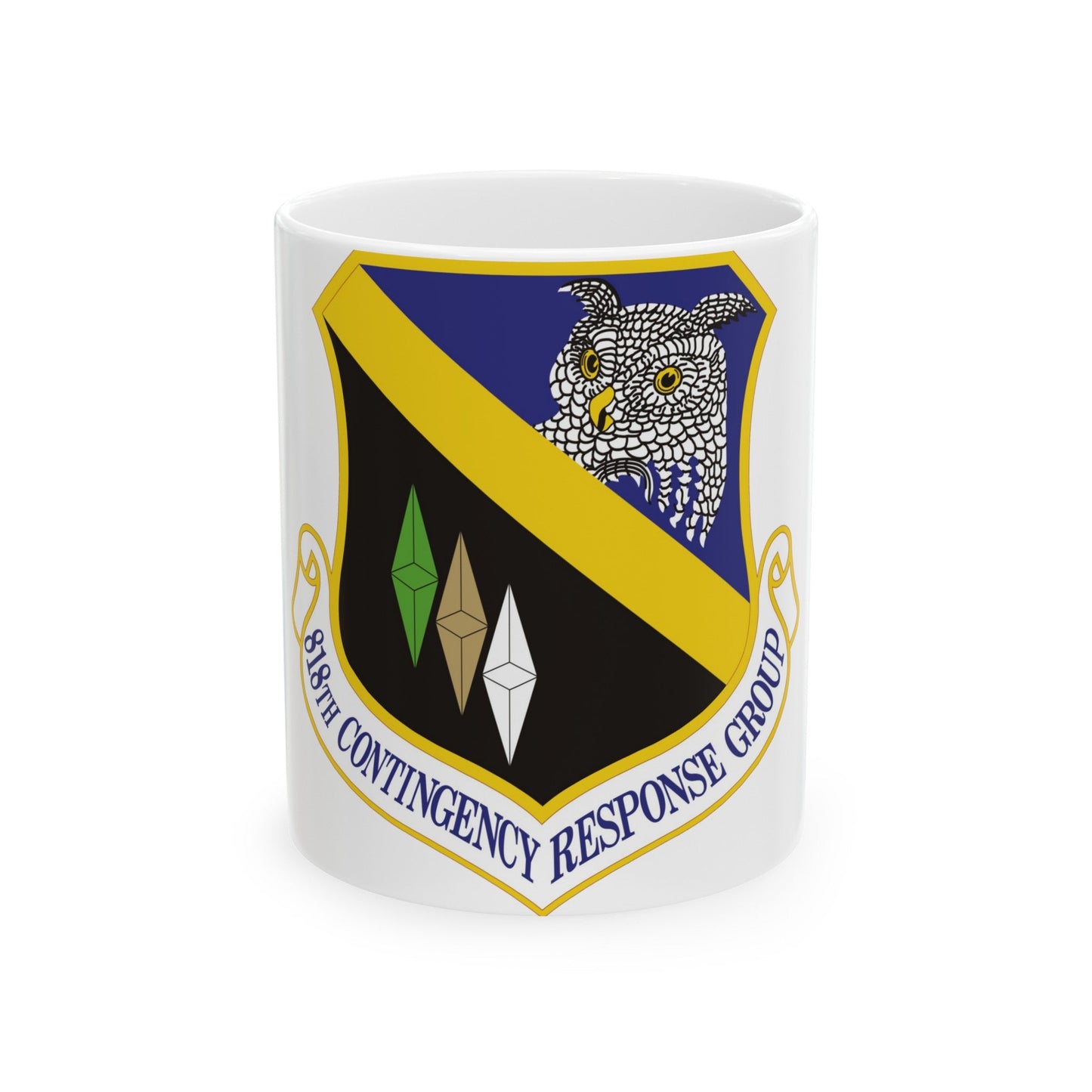 818th Contingency Response Group (U.S. Air Force) White Coffee Mug-11oz-The Sticker Space