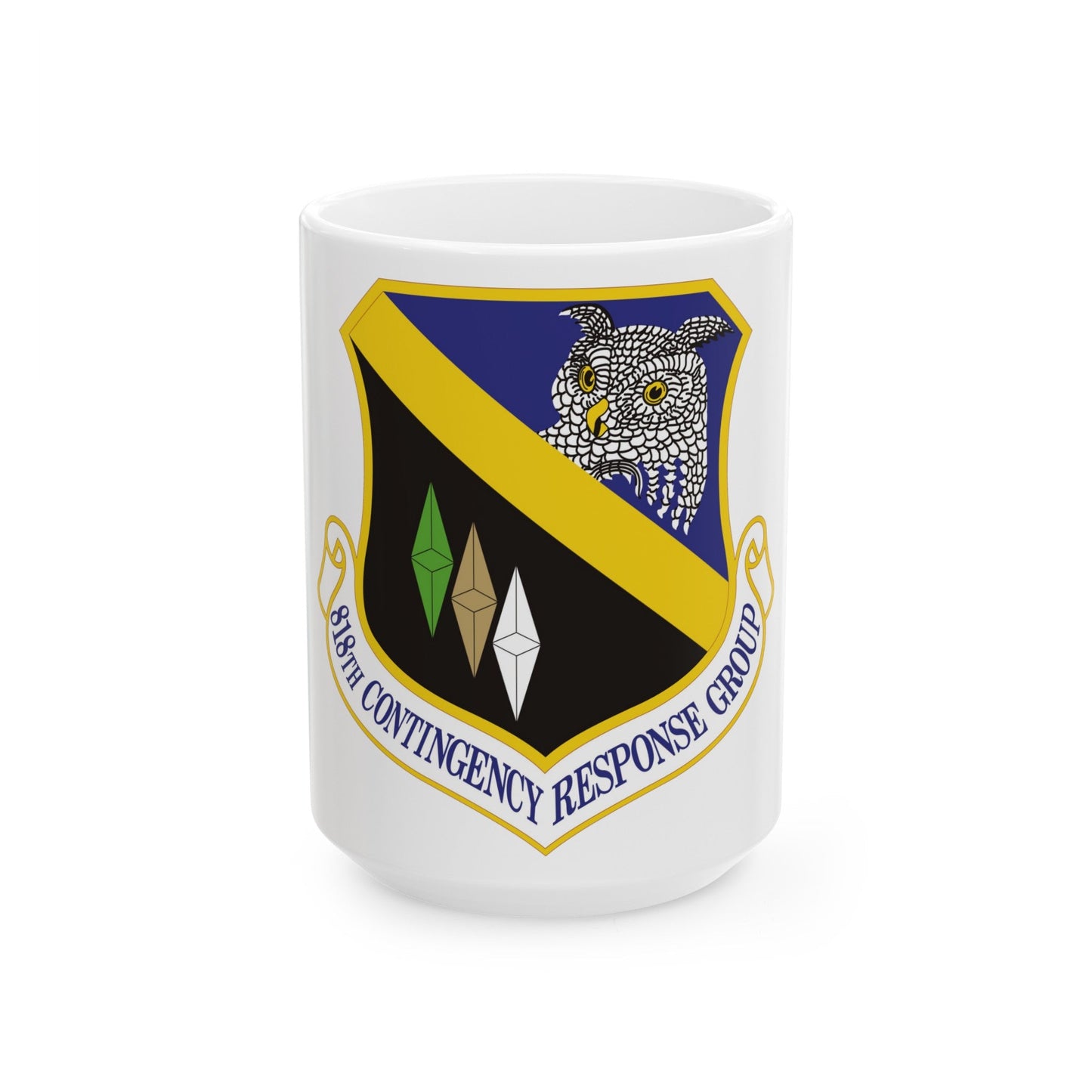 818th Contingency Response Group (U.S. Air Force) White Coffee Mug-15oz-The Sticker Space