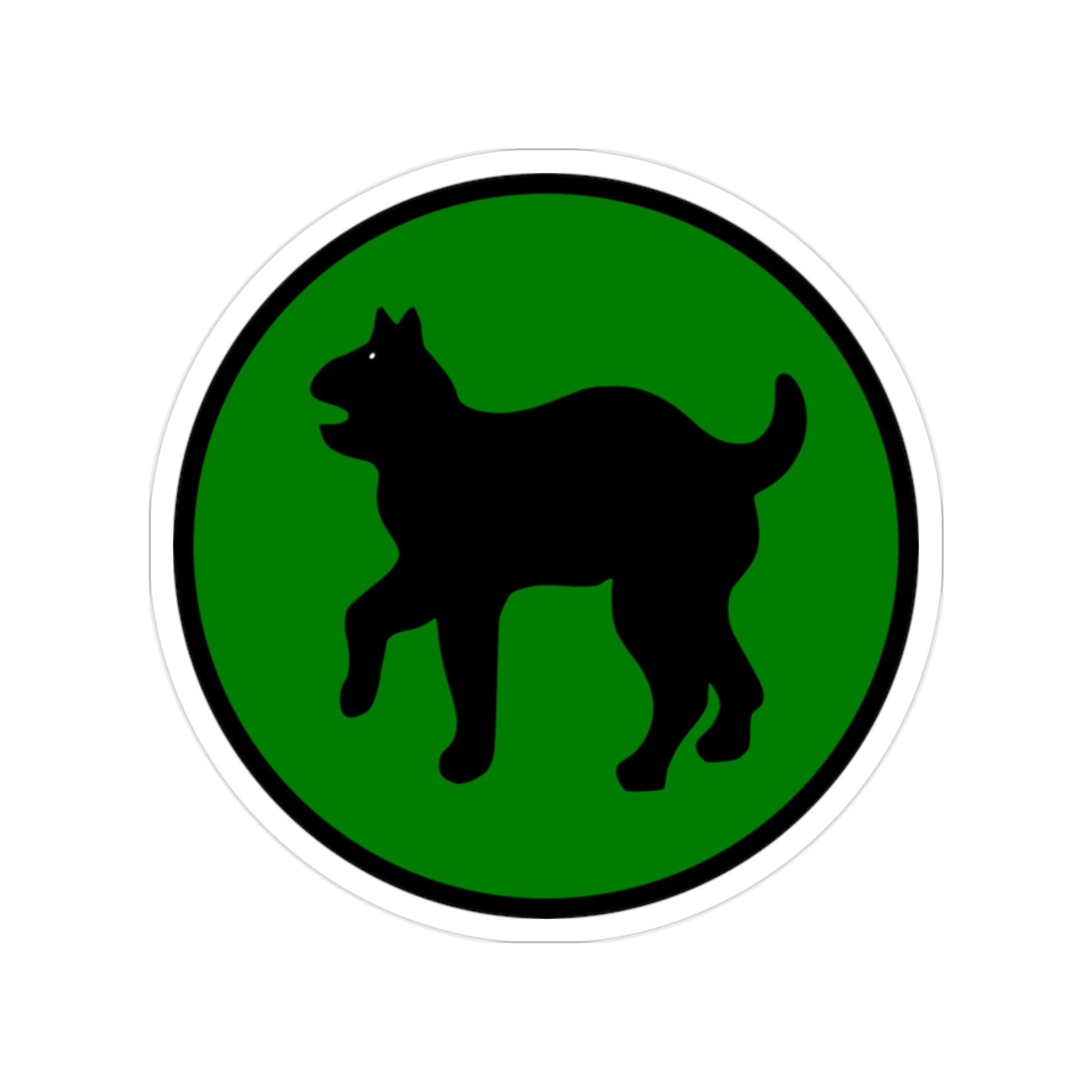 81st Infantry Division SSI (U.S. Army) Transparent STICKER Die-Cut Vinyl Decal-2 Inch-The Sticker Space
