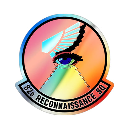 82 Reconnaissance Squadron ACC (U.S. Air Force) Holographic STICKER Die-Cut Vinyl Decal-2 Inch-The Sticker Space