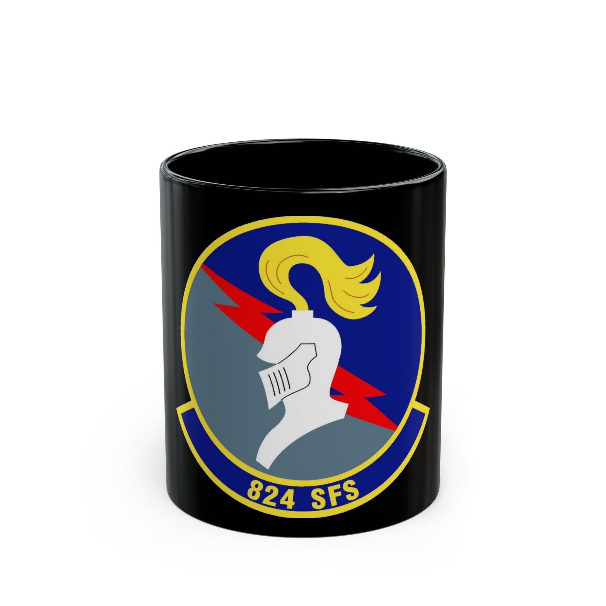 824th Security Forces Squadron (U.S. Air Force) Black Coffee Mug-11oz-The Sticker Space