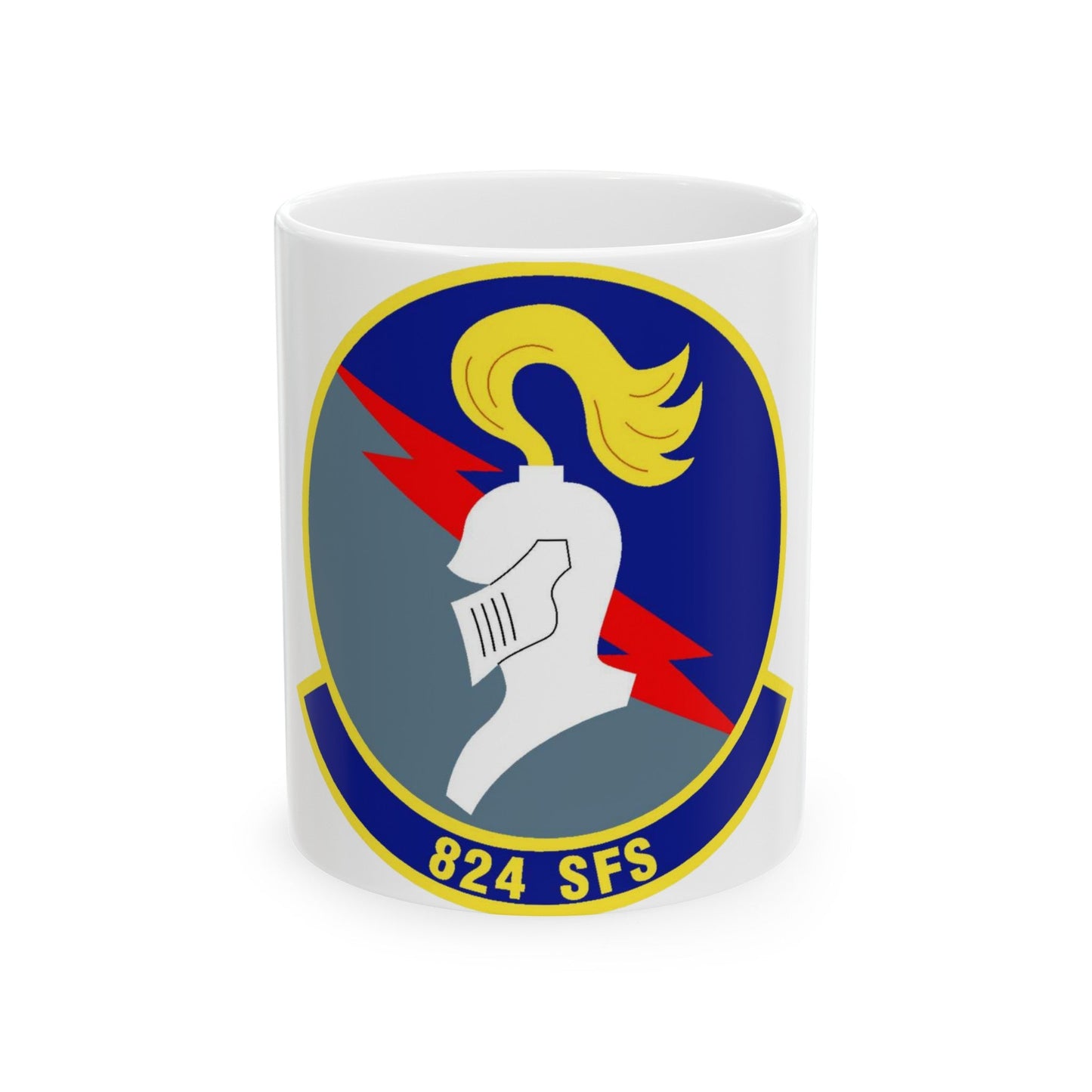824th Security Forces Squadron (U.S. Air Force) White Coffee Mug-11oz-The Sticker Space