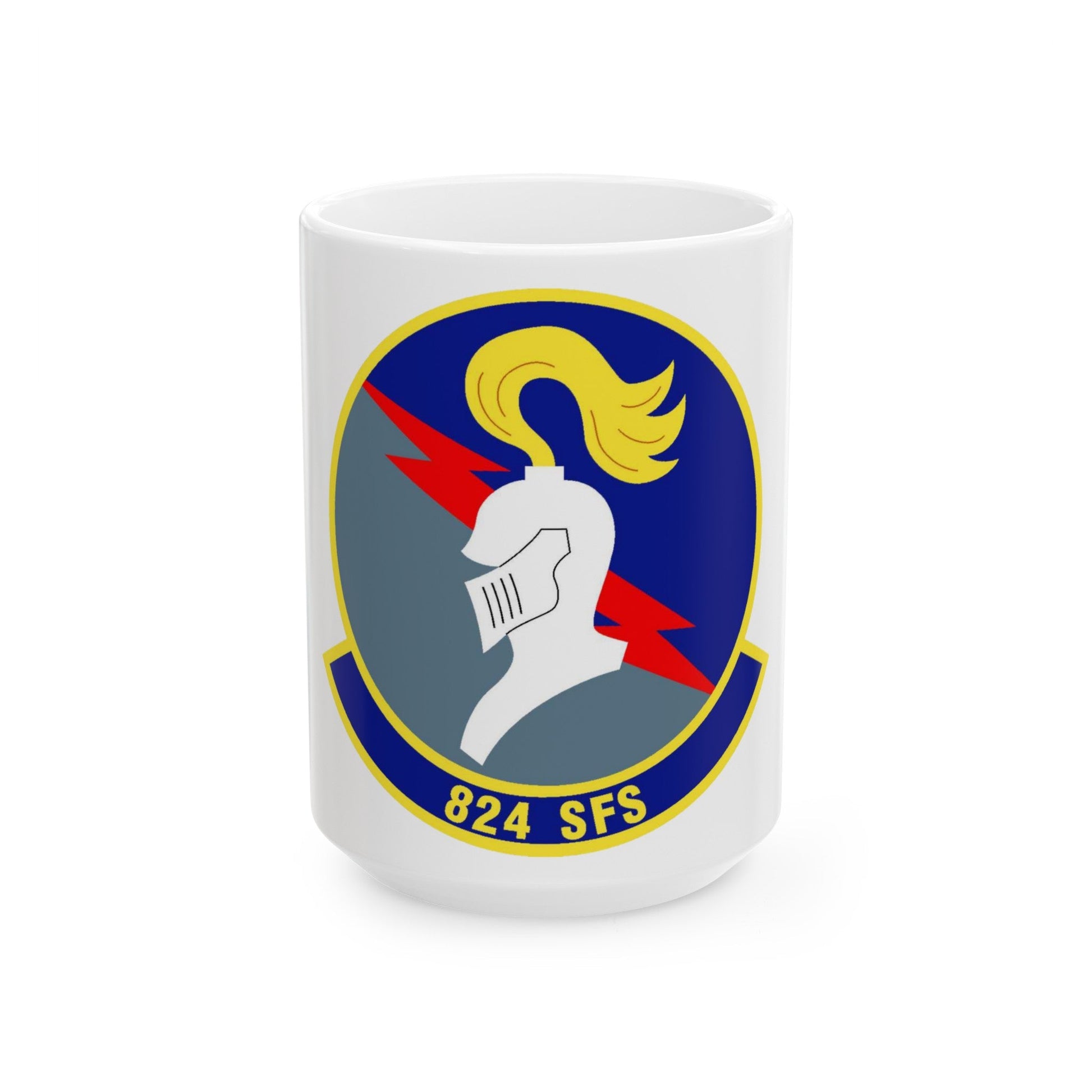 824th Security Forces Squadron (U.S. Air Force) White Coffee Mug-15oz-The Sticker Space