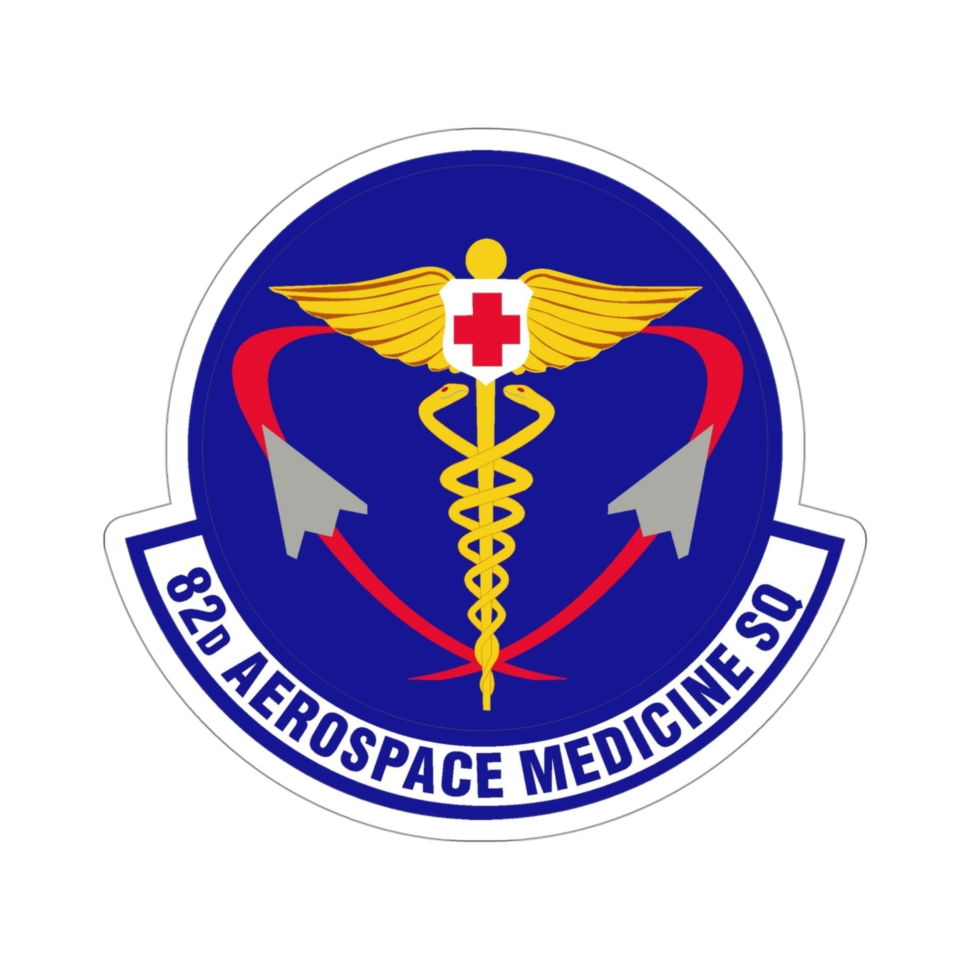82d Aerospace Medicine Squadron (U.S. Air Force) STICKER Vinyl Die-Cut Decal-4 Inch-The Sticker Space