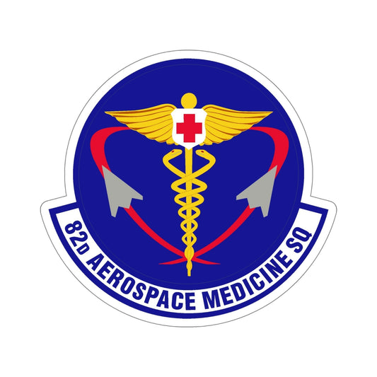 82d Aerospace Medicine Squadron (U.S. Air Force) STICKER Vinyl Die-Cut Decal-6 Inch-The Sticker Space