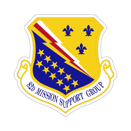 82d Mission Support Group (U.S. Air Force) STICKER Vinyl Die-Cut Decal-6 Inch-The Sticker Space