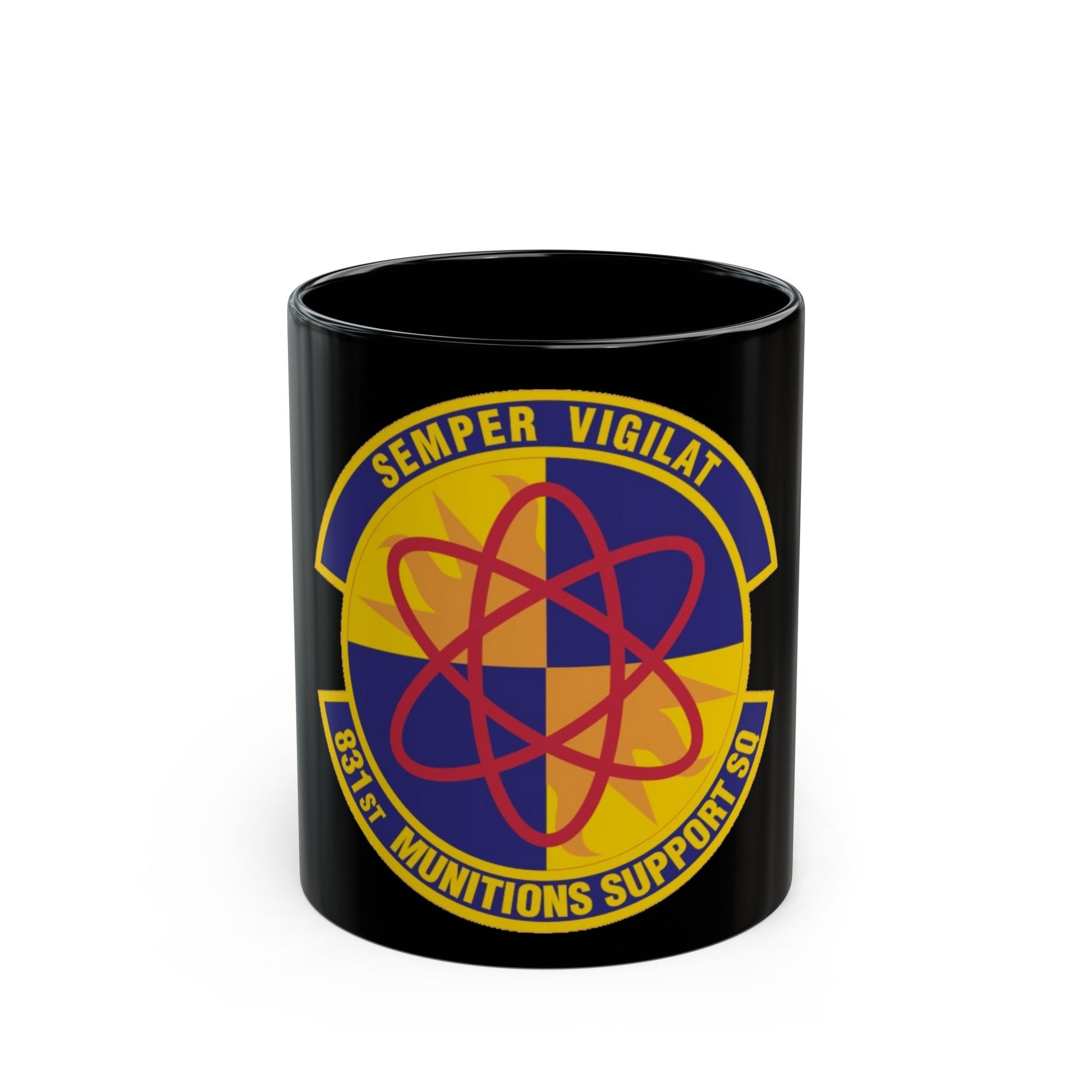 831st Munitions Support Squadron (U.S. Air Force) Black Coffee Mug-11oz-The Sticker Space