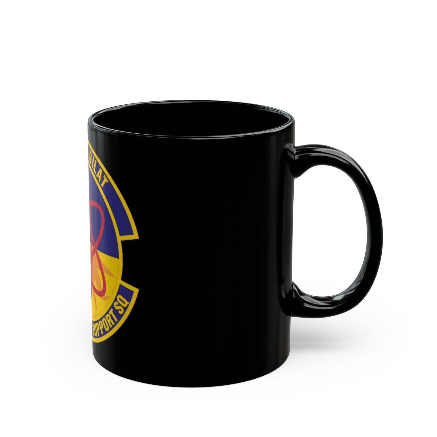 831st Munitions Support Squadron (U.S. Air Force) Black Coffee Mug-The Sticker Space