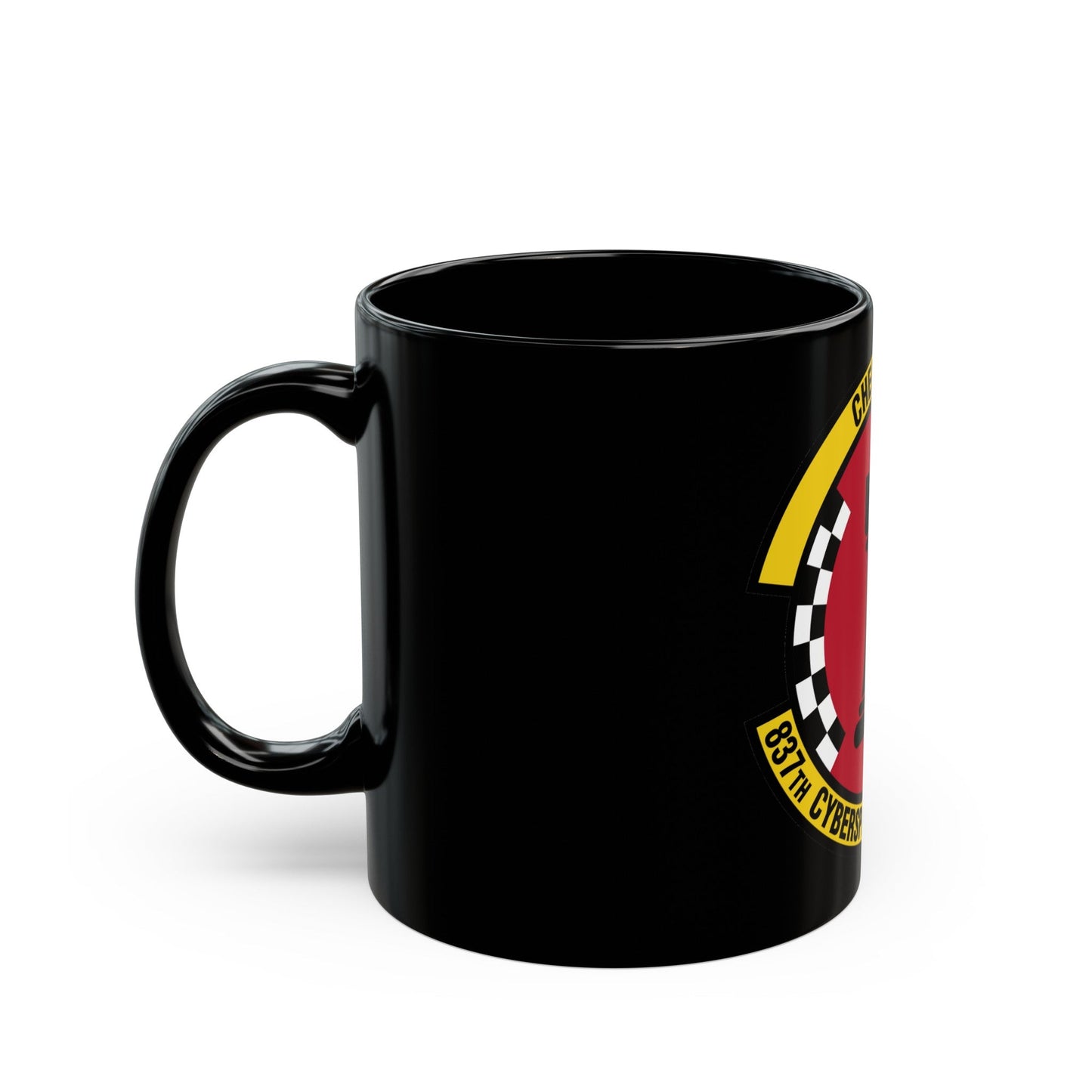 837 Cyberspace Operations Squadron ACC (U.S. Air Force) Black Coffee Mug-The Sticker Space