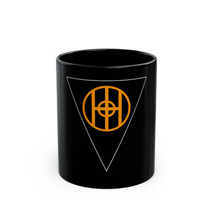 83rd Infantry Division SSI (U.S. Army) Black Coffee Mug-11oz-The Sticker Space