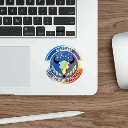 841 Missile Security Forces Squadron AFGSC (U.S. Air Force) Holographic STICKER Die-Cut Vinyl Decal-The Sticker Space
