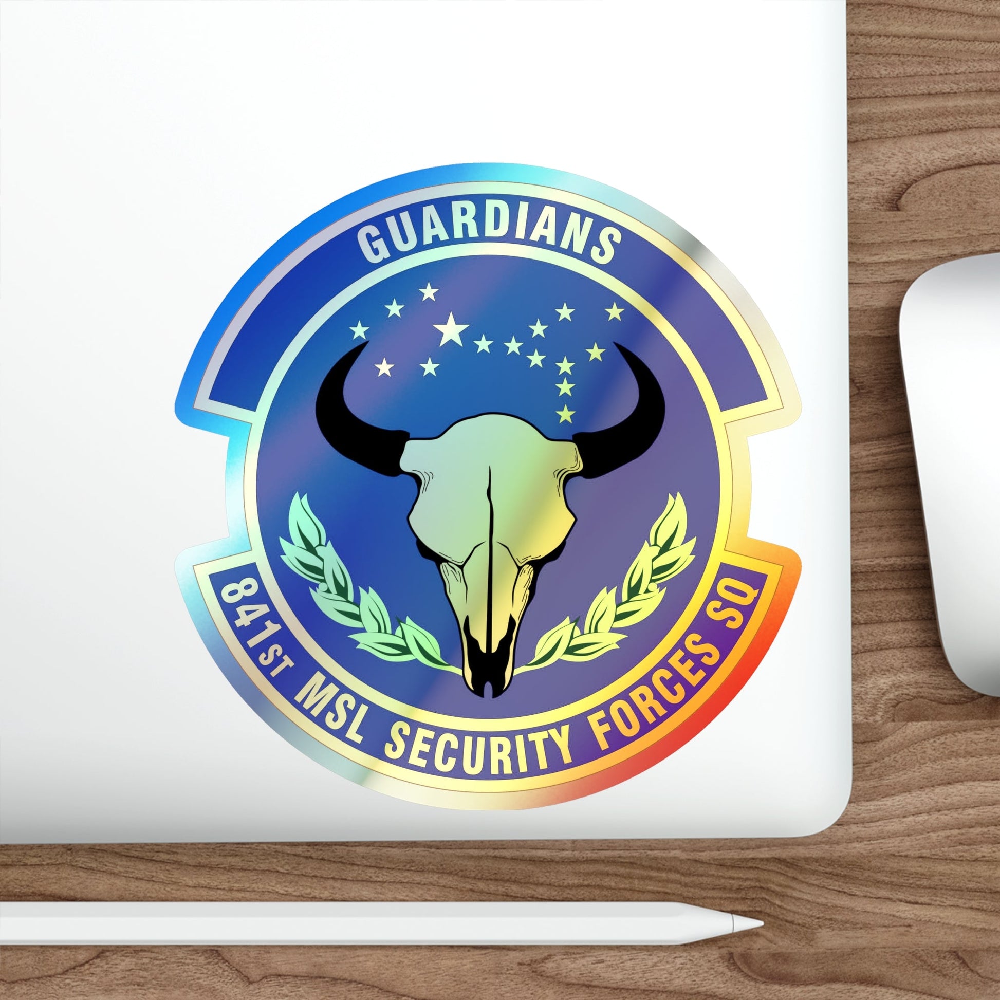 841 Missile Security Forces Squadron AFGSC (U.S. Air Force) Holographic STICKER Die-Cut Vinyl Decal-The Sticker Space