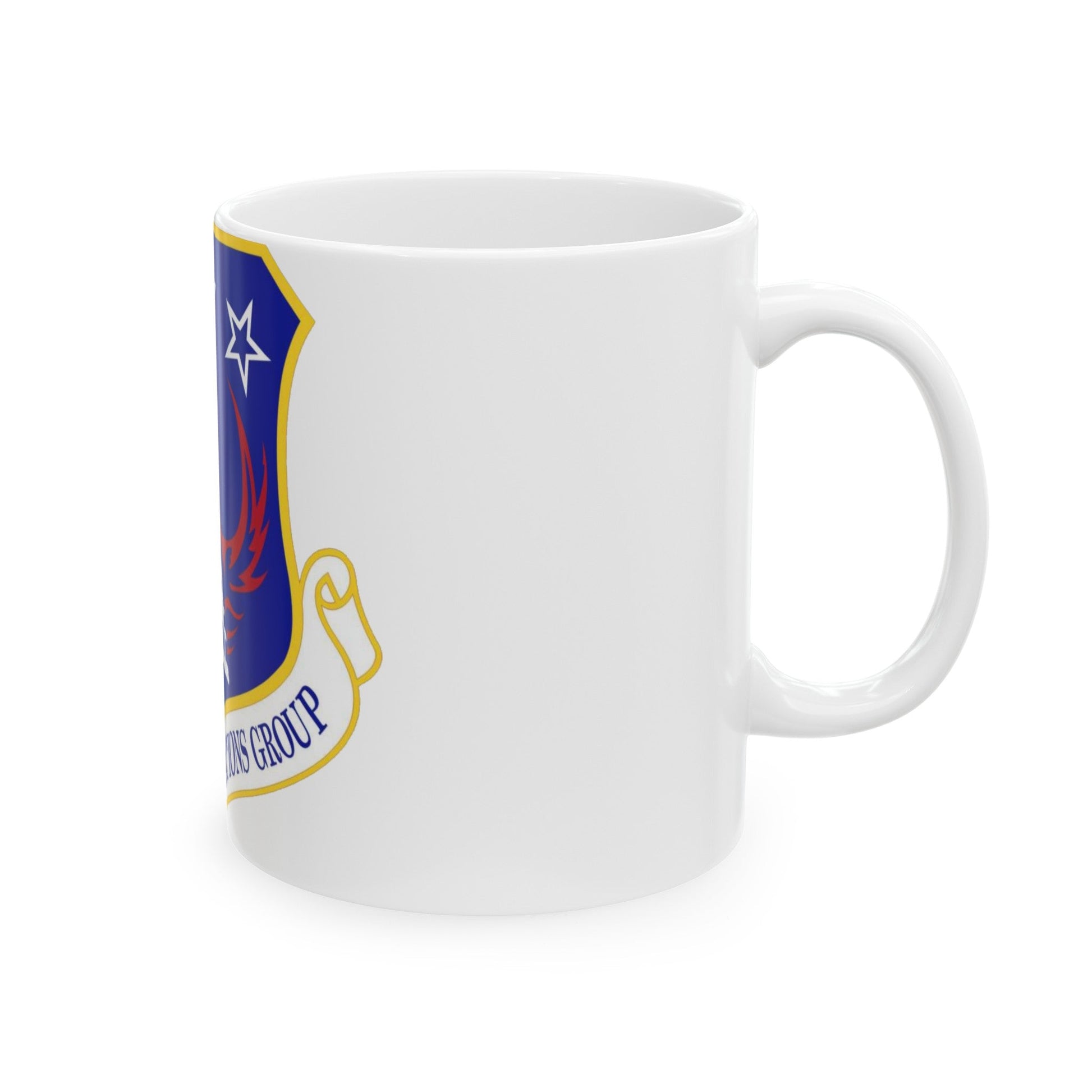 844th Communications Group (U.S. Air Force) White Coffee Mug-The Sticker Space