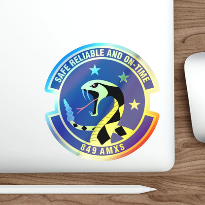 849 Aircraft Maintenance Squadron ACC (U.S. Air Force) Holographic STICKER Die-Cut Vinyl Decal-The Sticker Space