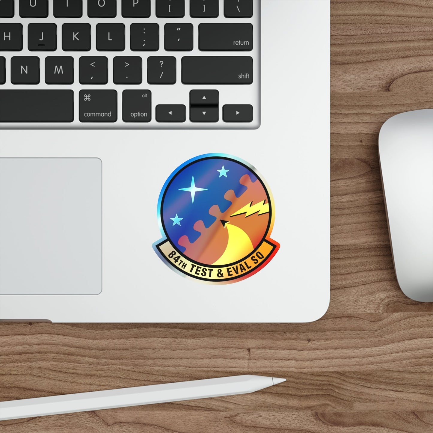 84th Test and Evaluation Squadron (U.S. Air Force) Holographic STICKER Die-Cut Vinyl Decal-The Sticker Space