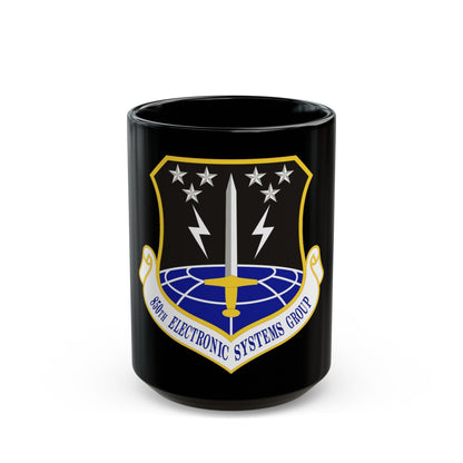 850th Electronic Systems Group (U.S. Air Force) Black Coffee Mug-15oz-The Sticker Space