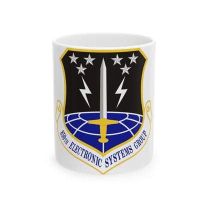 850th Electronic Systems Group (U.S. Air Force) White Coffee Mug-11oz-The Sticker Space