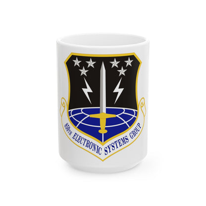 850th Electronic Systems Group (U.S. Air Force) White Coffee Mug-15oz-The Sticker Space