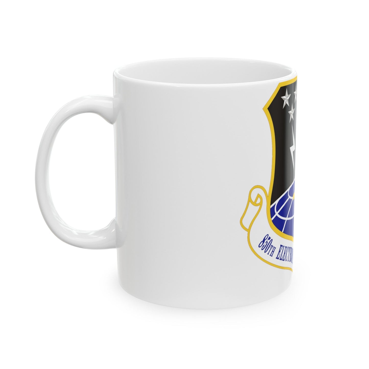 850th Electronic Systems Group (U.S. Air Force) White Coffee Mug-The Sticker Space