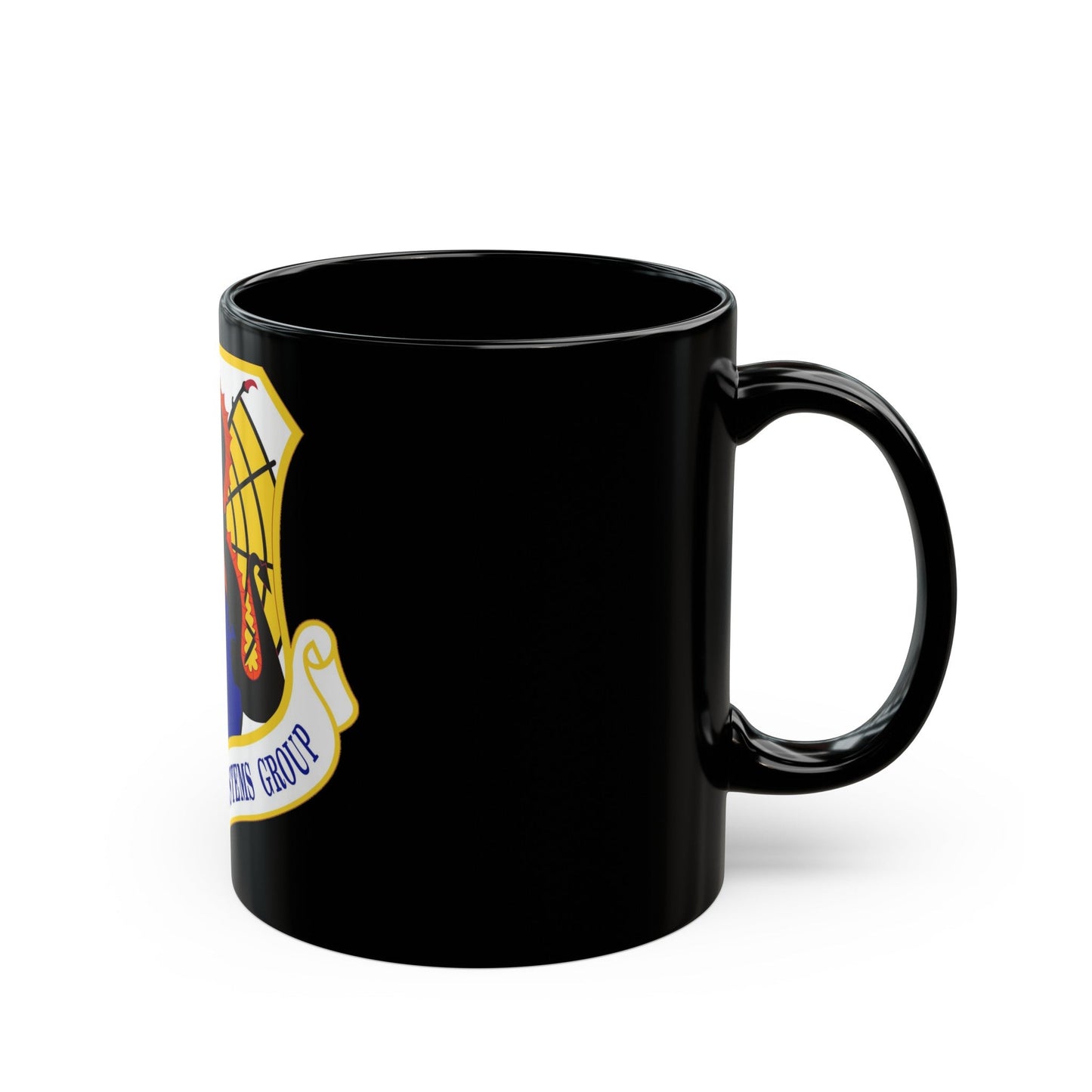 851st Electronic Systems Group (U.S. Air Force) Black Coffee Mug-The Sticker Space