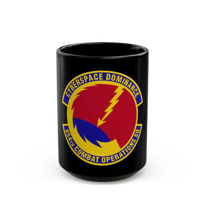 854 Combat Operations Squadron AFRC (U.S. Air Force) Black Coffee Mug-15oz-The Sticker Space
