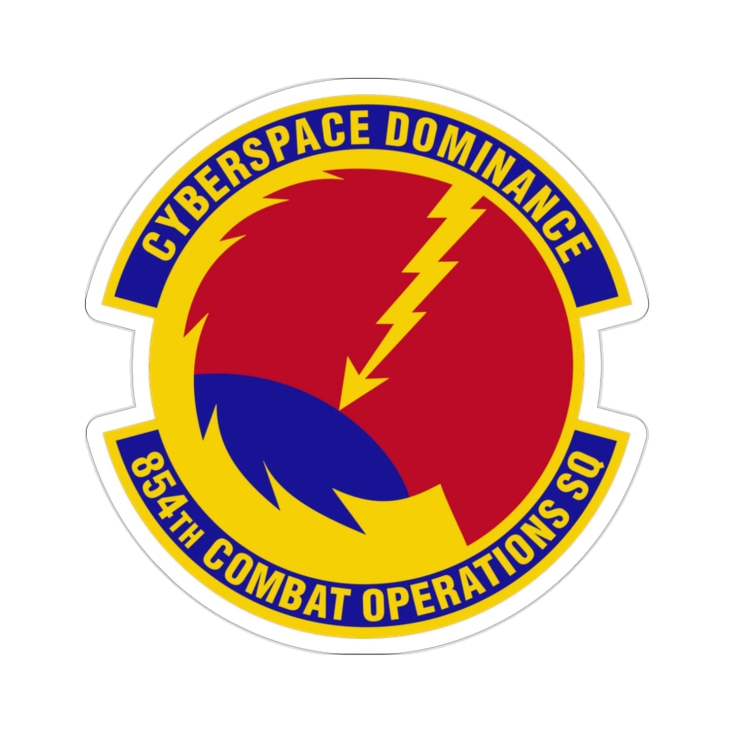 854 Combat Operations Squadron AFRC (U.S. Air Force) STICKER Vinyl Die-Cut Decal-2 Inch-The Sticker Space