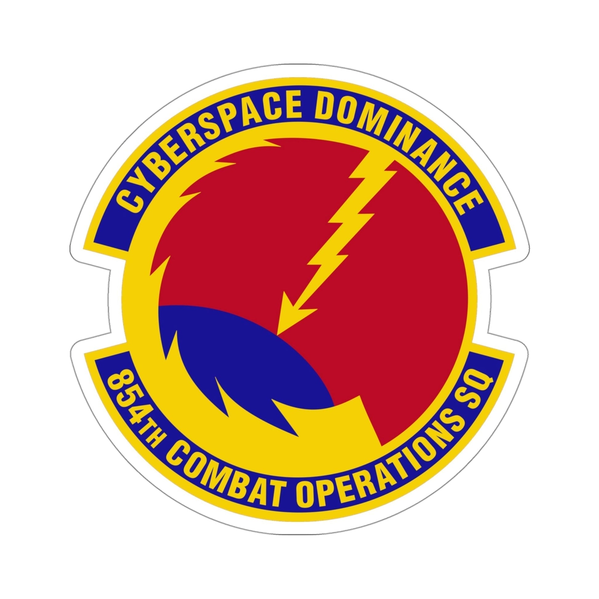 854 Combat Operations Squadron AFRC (U.S. Air Force) STICKER Vinyl Die-Cut Decal-4 Inch-The Sticker Space