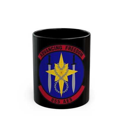 855th Air Expeditionary Squadron (U.S. Air Force) Black Coffee Mug-11oz-The Sticker Space