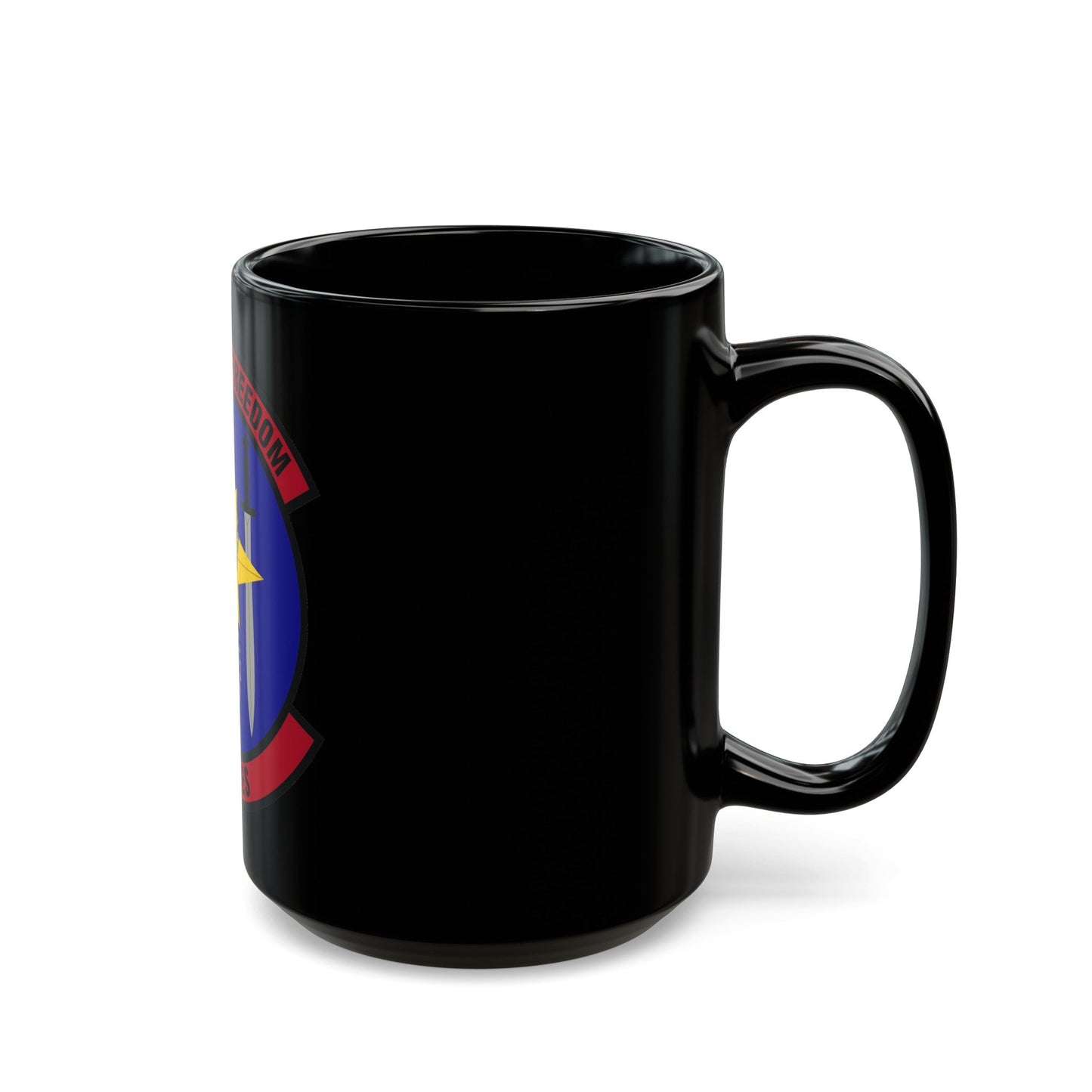 855th Air Expeditionary Squadron (U.S. Air Force) Black Coffee Mug-The Sticker Space