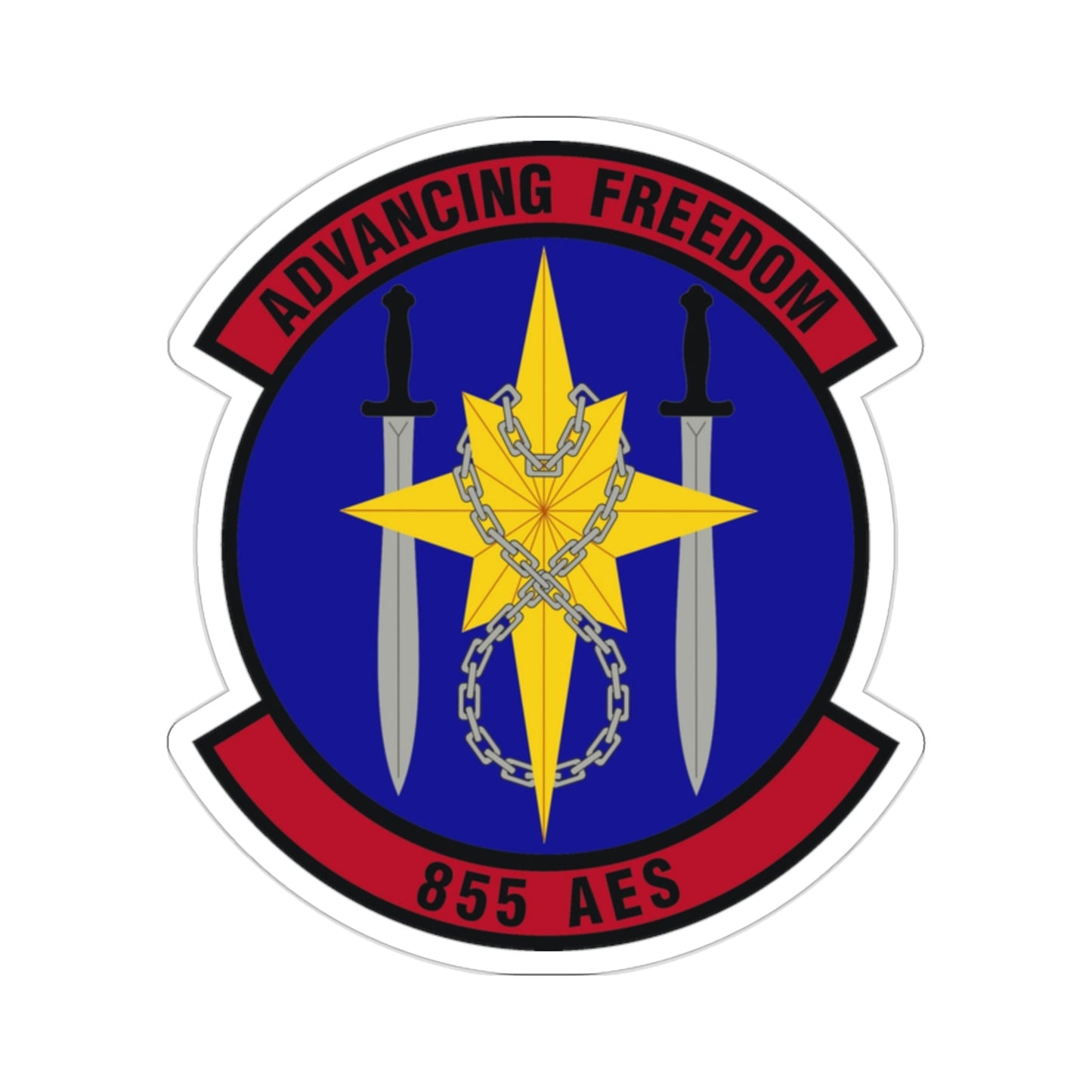 855th Air Expeditionary Squadron (U.S. Air Force) STICKER Vinyl Die-Cut Decal-2 Inch-The Sticker Space