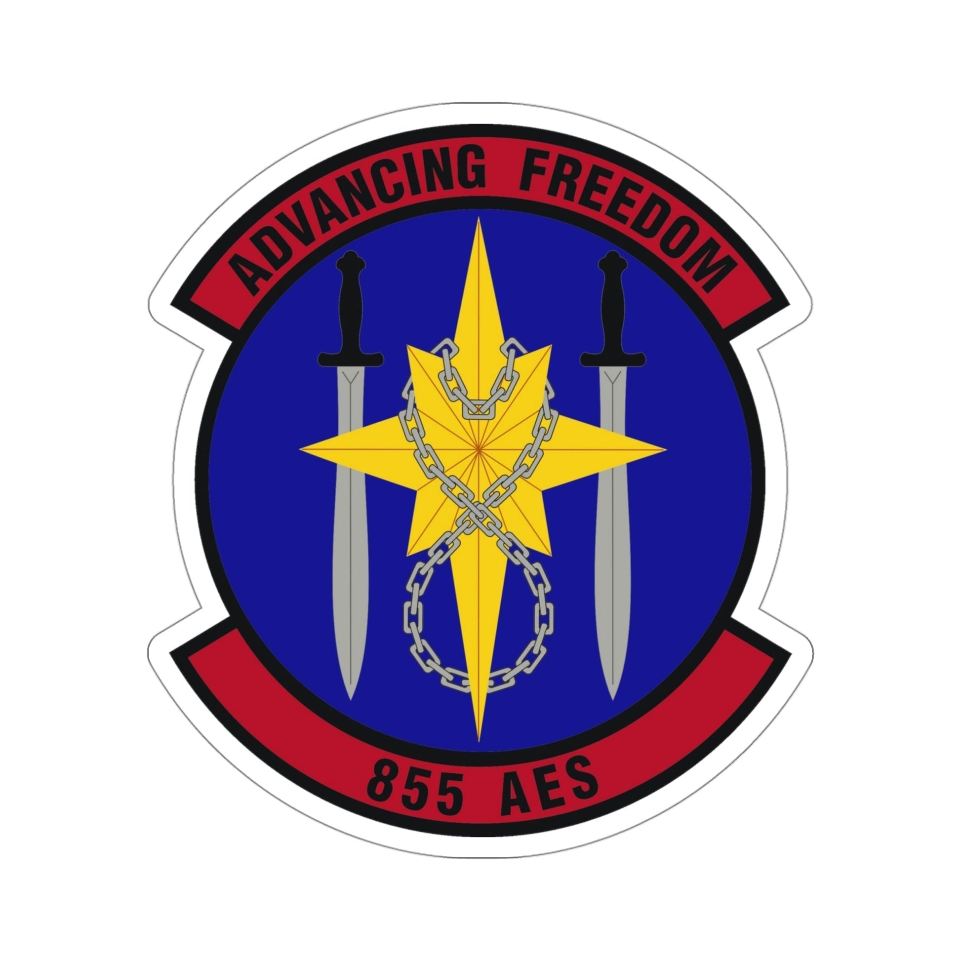 855th Air Expeditionary Squadron (U.S. Air Force) STICKER Vinyl Die-Cut Decal-4 Inch-The Sticker Space