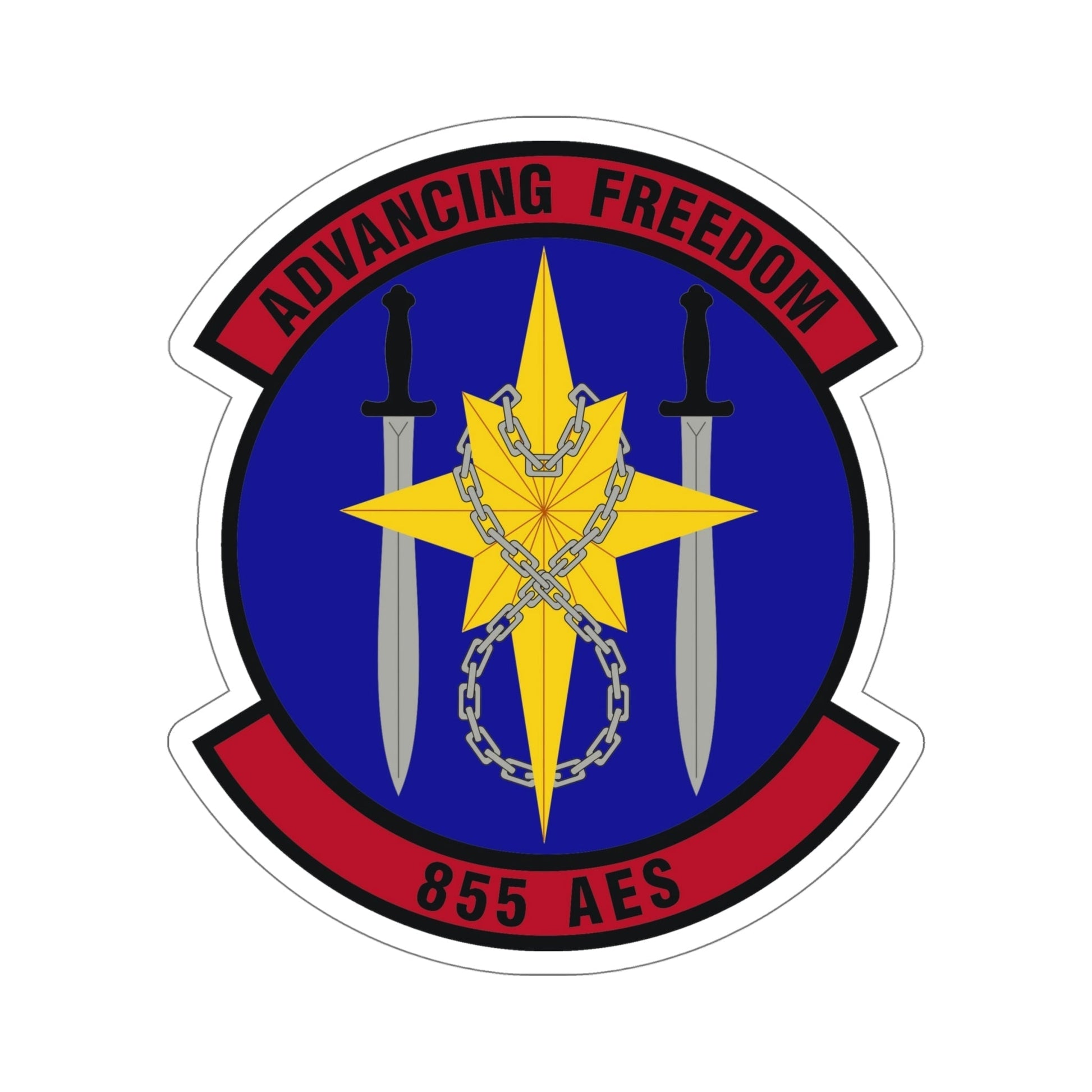 855th Air Expeditionary Squadron (U.S. Air Force) STICKER Vinyl Die-Cut Decal-6 Inch-The Sticker Space