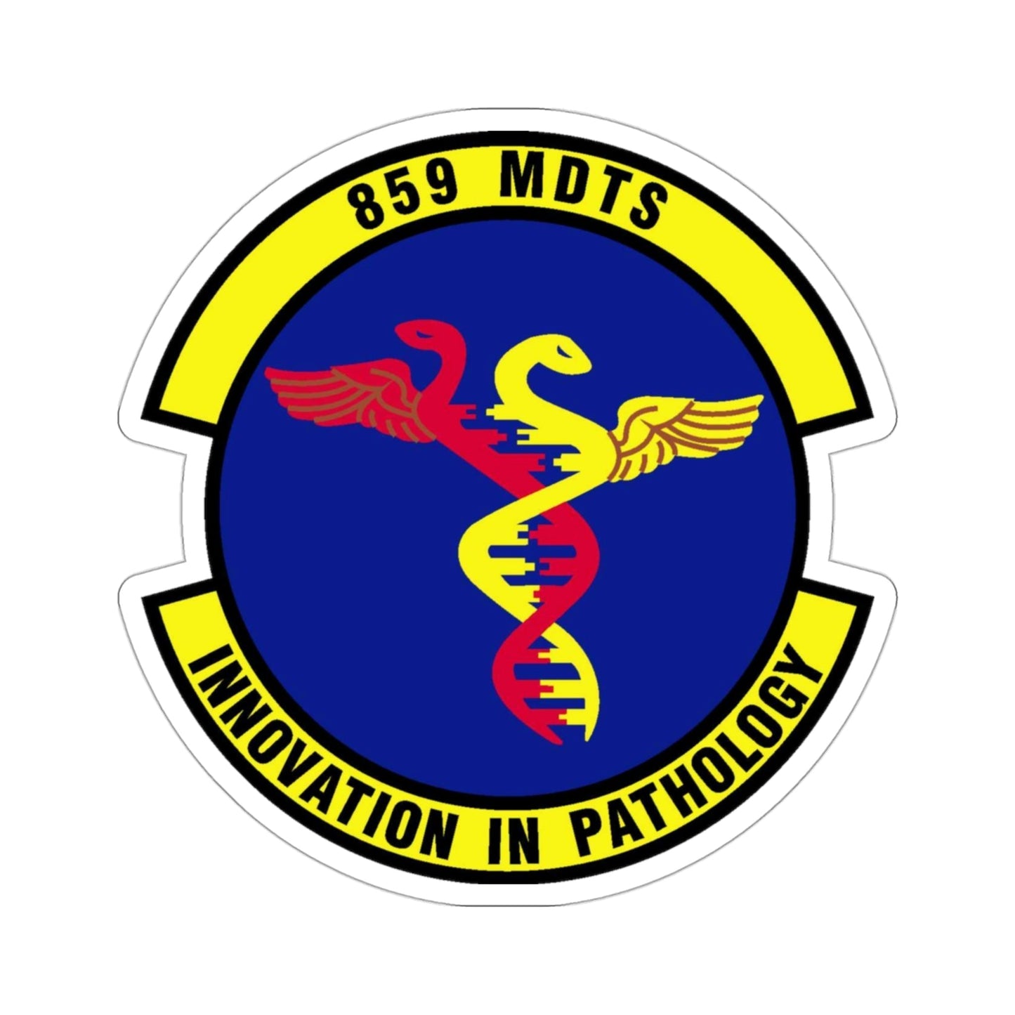 859th Diagnostics and Therapeutics Squadron (U.S. Air Force) STICKER Vinyl Die-Cut Decal-3 Inch-The Sticker Space