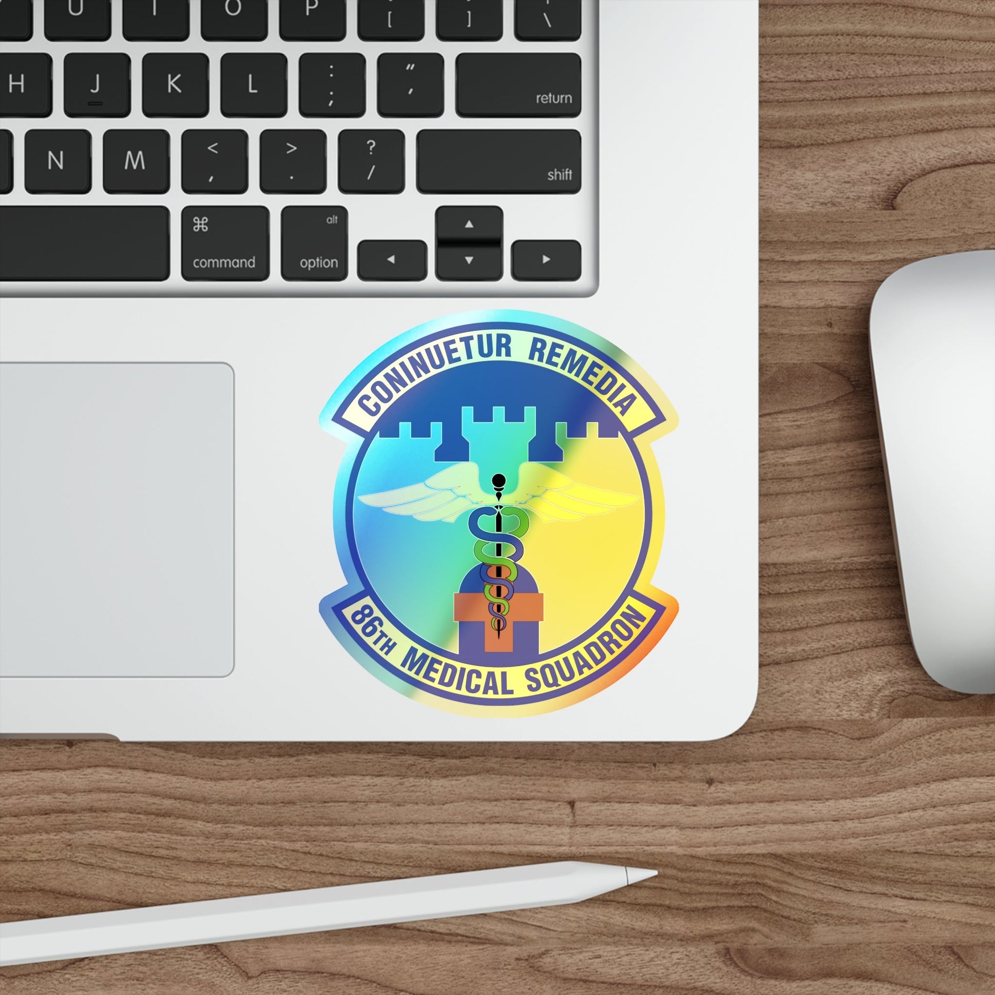 86 Medical Squadron USAFE (U.S. Air Force) Holographic STICKER Die-Cut Vinyl Decal-The Sticker Space