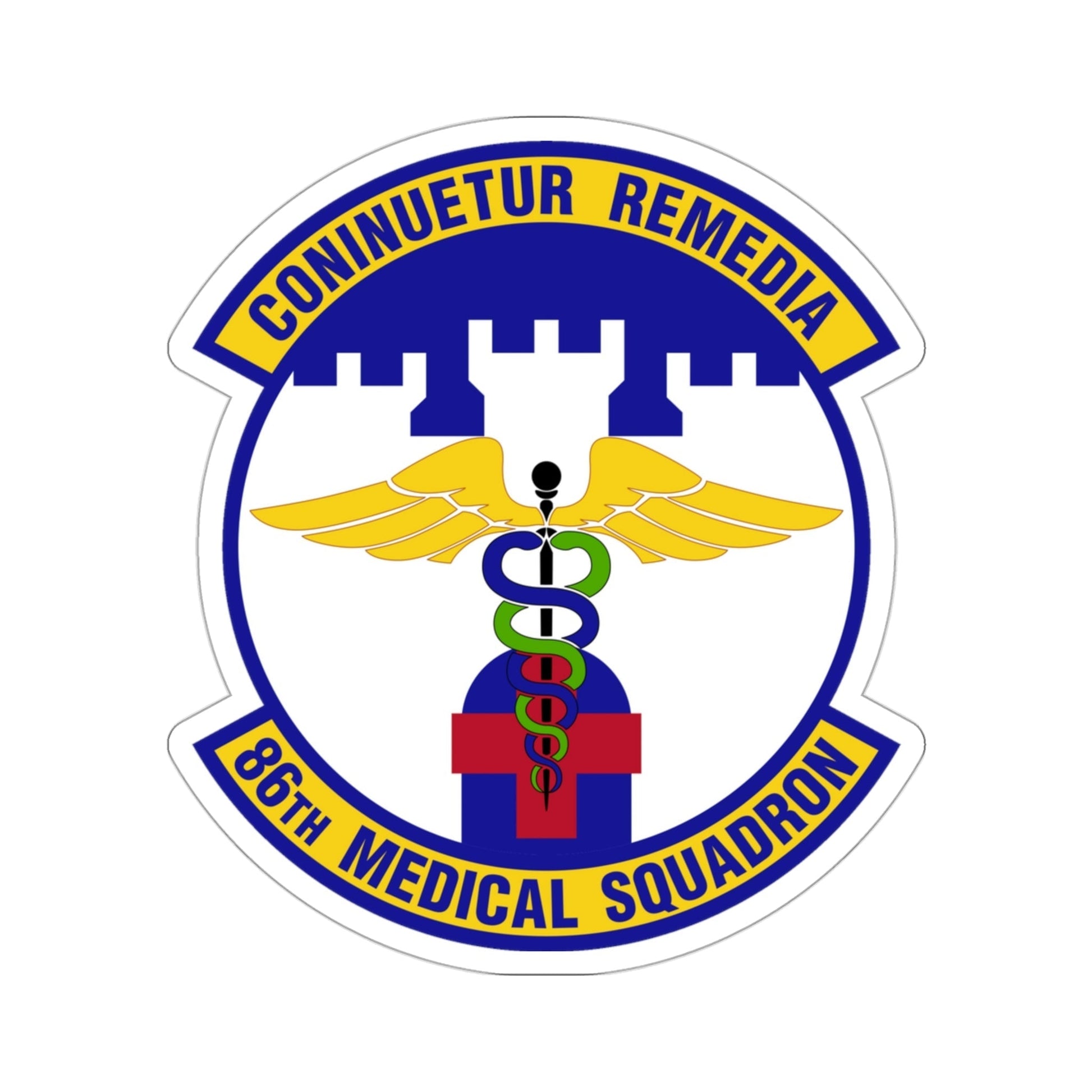 86 Medical Squadron USAFE (U.S. Air Force) STICKER Vinyl Die-Cut Decal-3 Inch-The Sticker Space