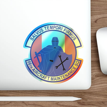 86th Aircraft Maintenance Squadron (U.S. Air Force) Holographic STICKER Die-Cut Vinyl Decal-The Sticker Space