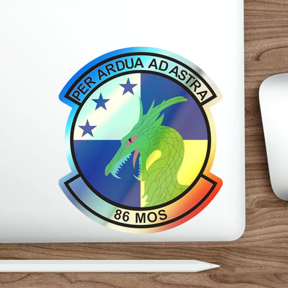 86th Maintenance Operations Squadron (U.S. Air Force) Holographic STICKER Die-Cut Vinyl Decal-The Sticker Space