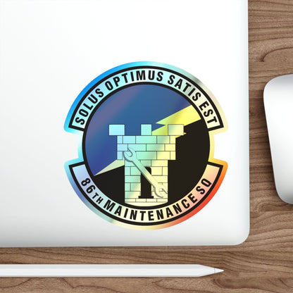 86th Maintenance Squadron (U.S. Air Force) Holographic STICKER Die-Cut Vinyl Decal-The Sticker Space
