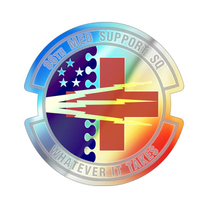 86th Medical Support Squadron (U.S. Air Force) Holographic STICKER Die-Cut Vinyl Decal-3 Inch-The Sticker Space
